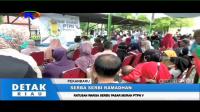 RATUSAN WARGA SERBU PASAR MURAH PTPN V